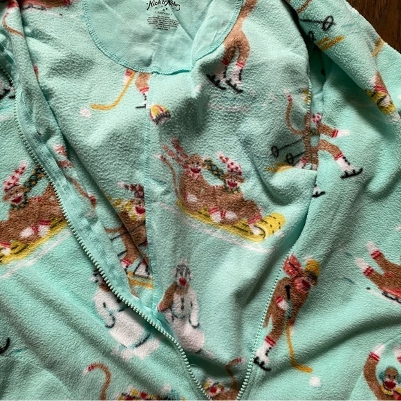 Nick & Nora Monkey Christmas Pajamas - Picture 11 of 13